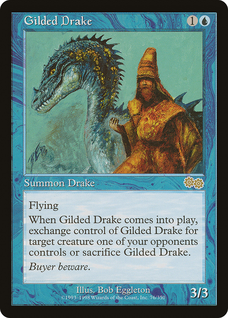 Gilded Drake (USG-076)  - Urza's Saga