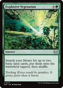 Explosive Vegetation (DSC-177)  - Duskmourn: House of Horror Commander