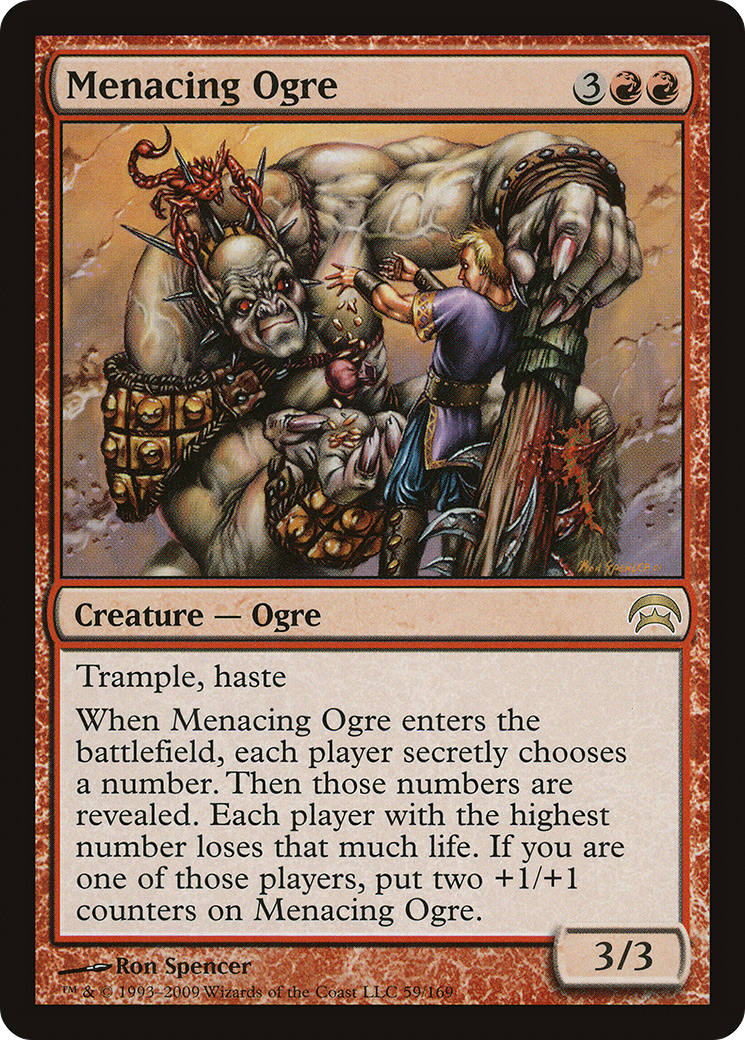Menacing Ogre (HOP-059)  - Planechase