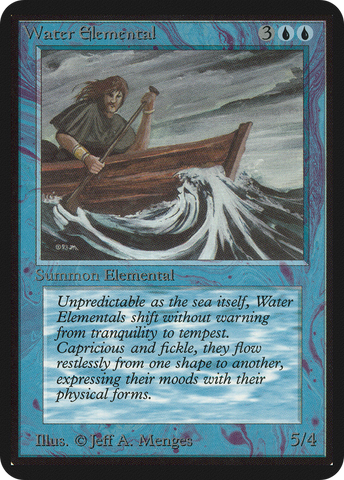Water Elemental (LEA-)  - Limited Edition Alpha