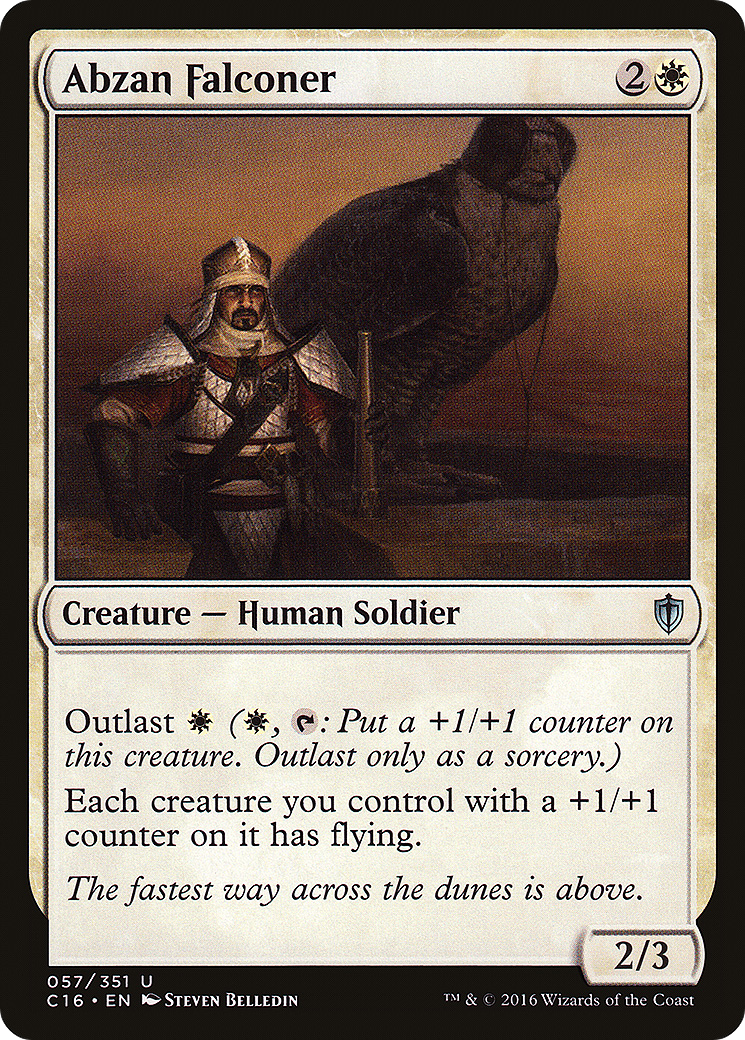 Abzan Falconer (C16-057)  - Commander 2016