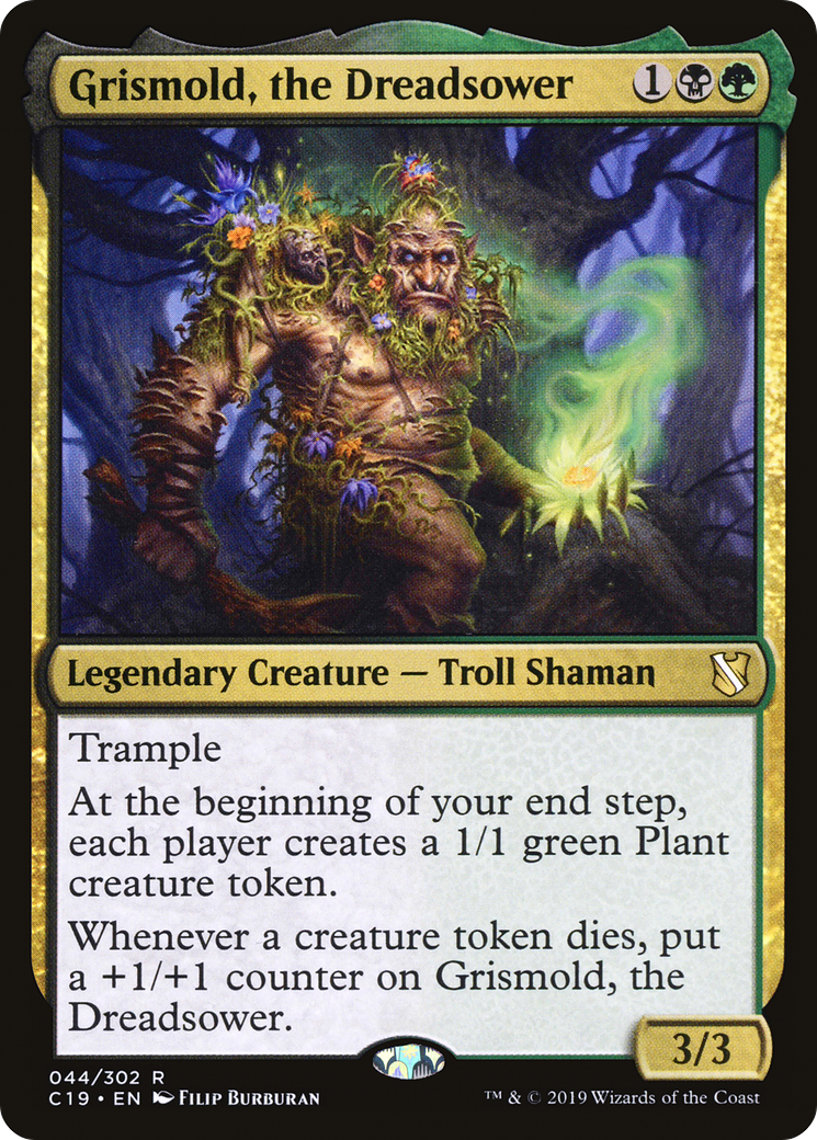Grismold, the Dreadsower (C19-044)  - Commander 2019