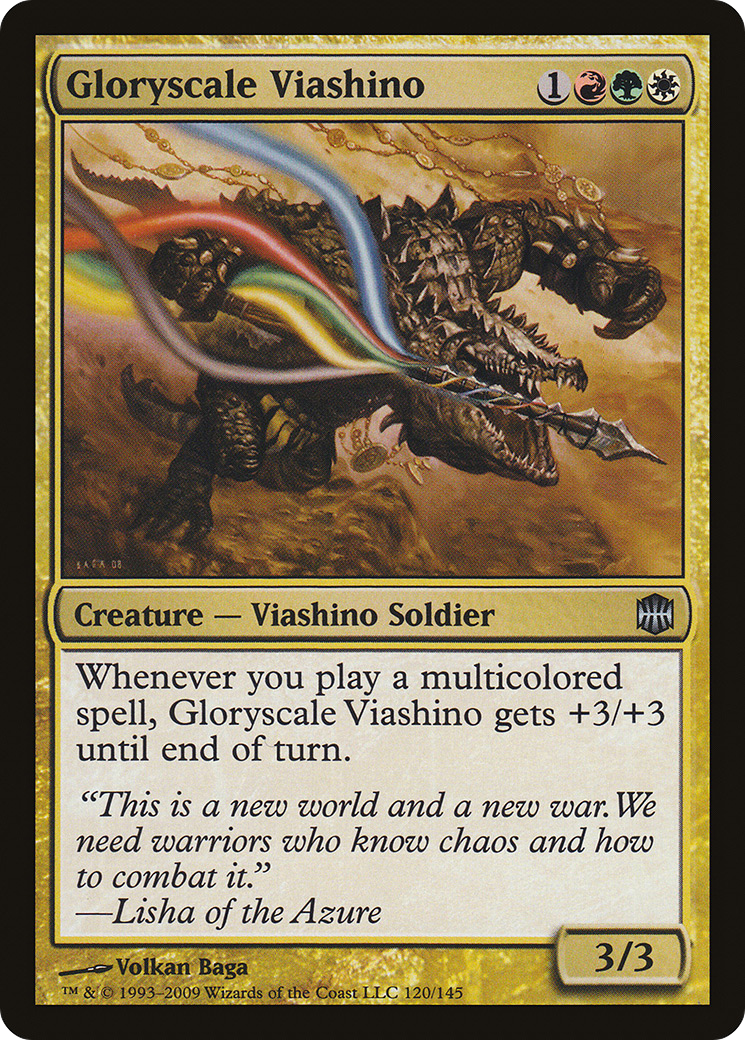 Gloryscale Viashino (ARB-120)  Foil - Alara Reborn