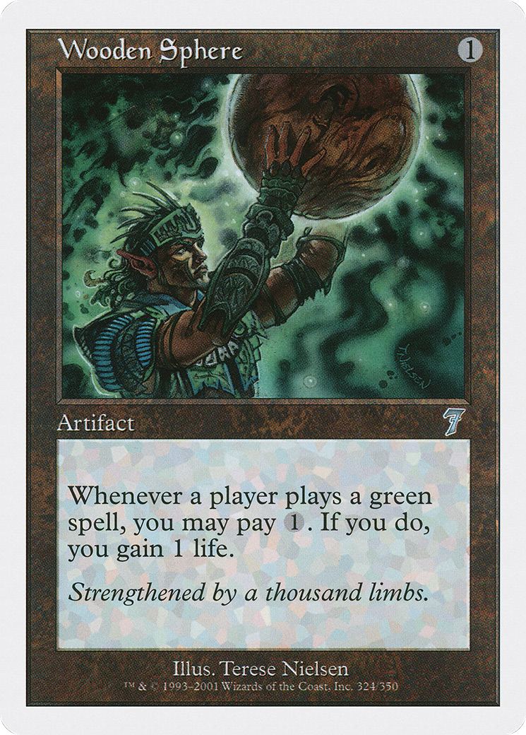 Wooden Sphere (7ED-324) - Seventh Edition