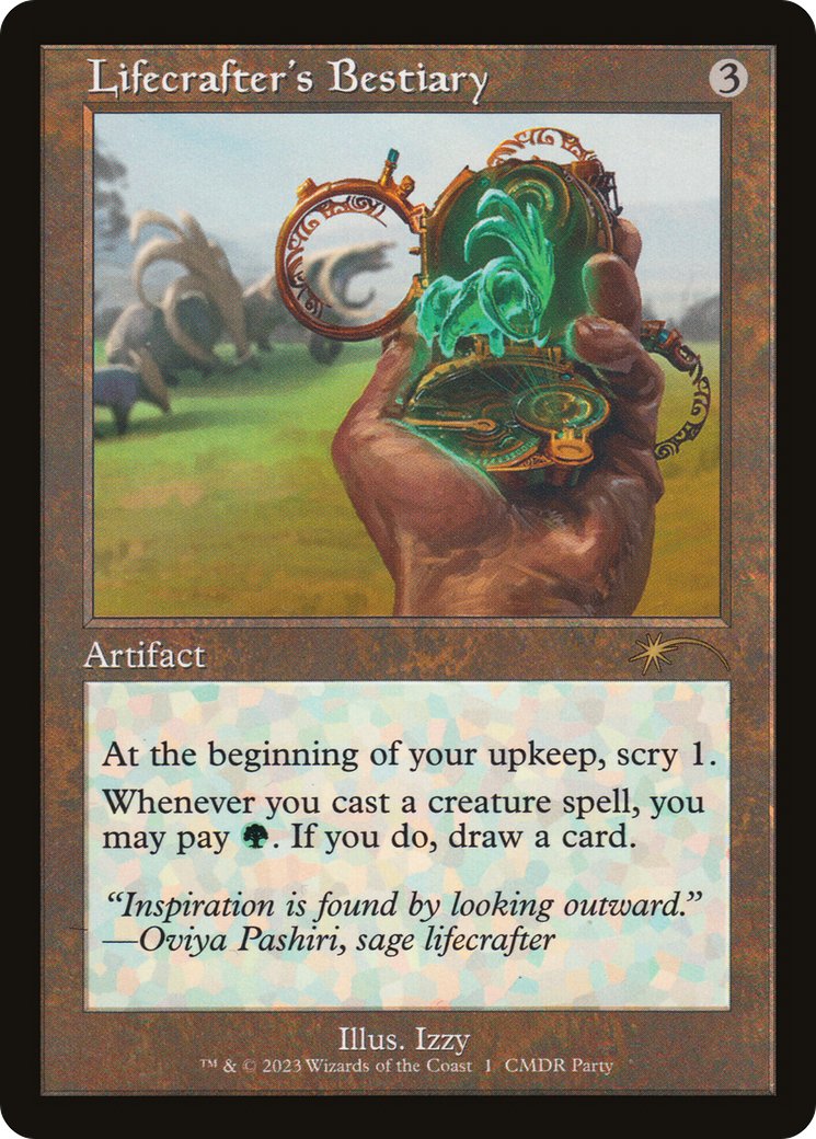 Lifecrafter's Bestiary (Retro Frame) (WPN-001)  - Wizards Play Network 2023
