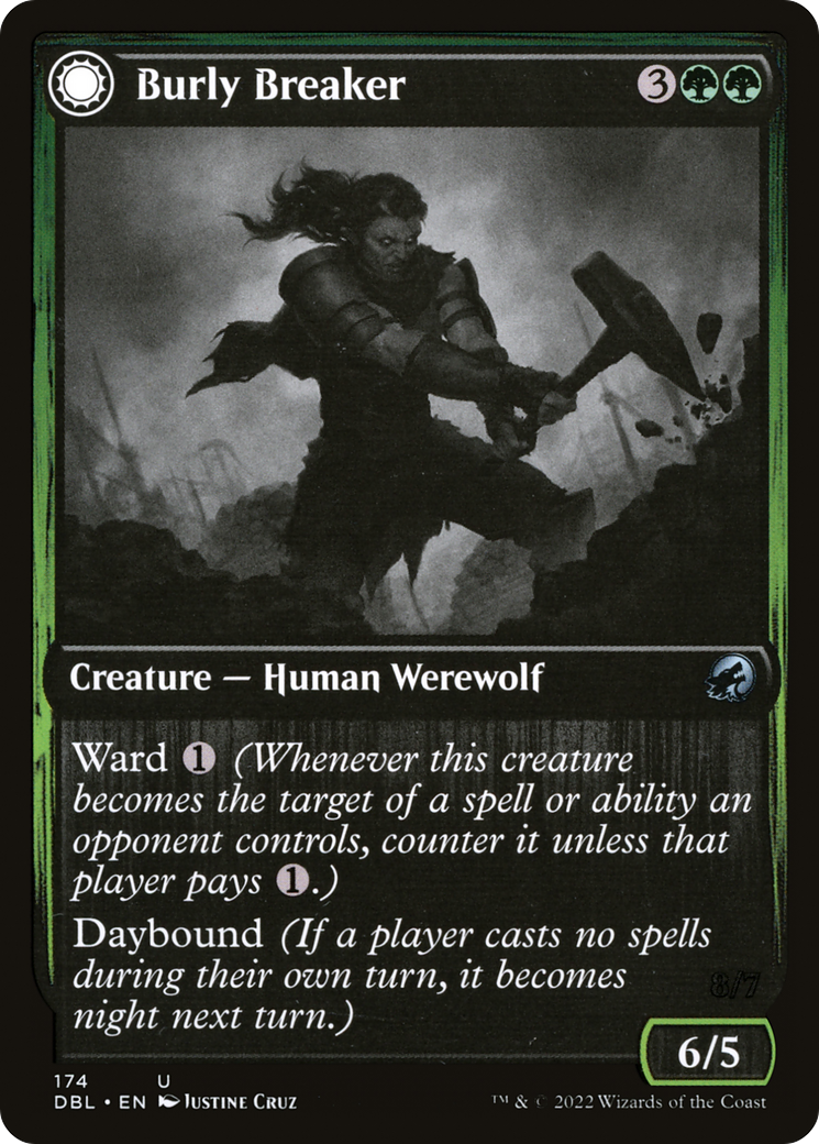 Burly Breaker (DBL-174)  - Innistrad: Double Feature: (Double Faced Transform)