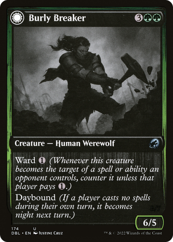 Burly Breaker (DBL-174)  - Innistrad: Double Feature: (Double Faced Transform)
