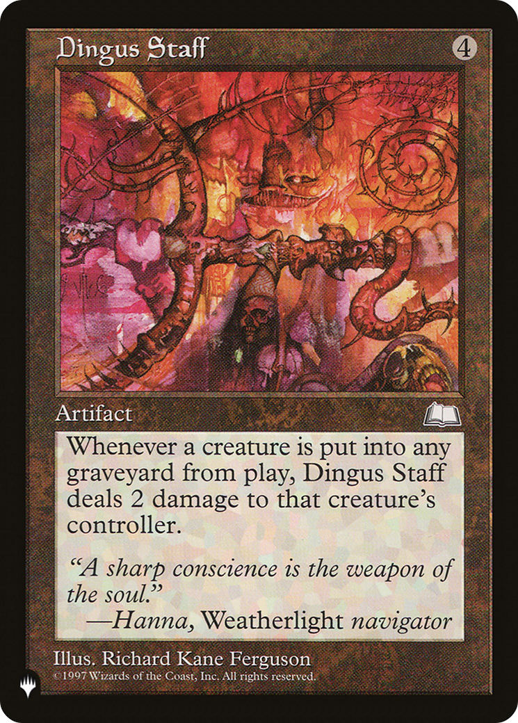 Dingus Staff (LIST-WTH-149)  - The List