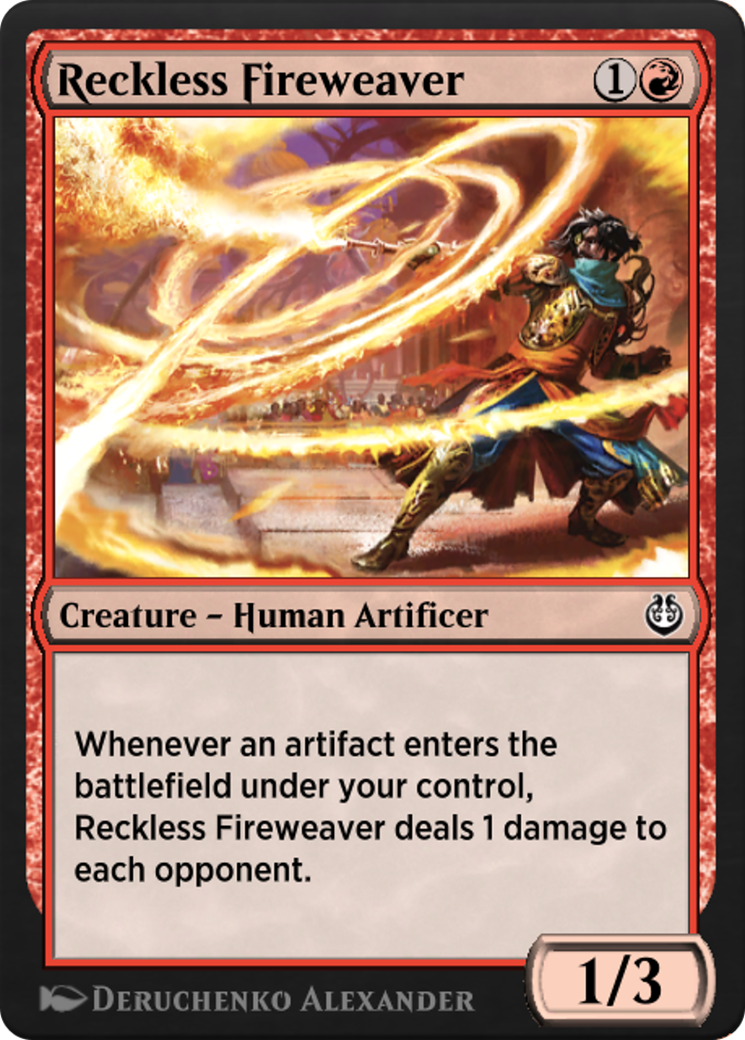 Reckless Fireweaver (KLR-141)  - Kaladesh Remastered