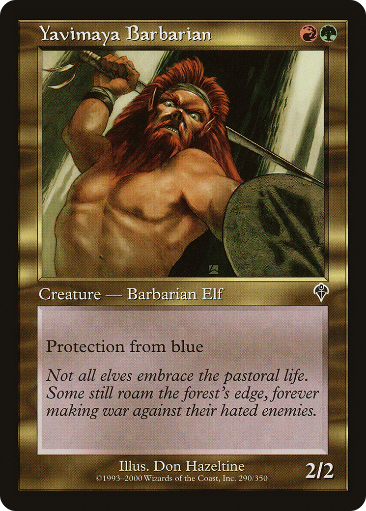Yavimaya Barbarian (INV-290)  - Invasion
