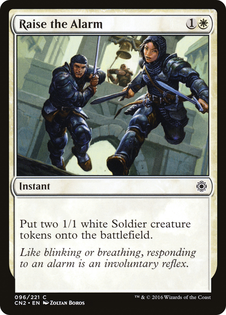 Raise the Alarm (CN2-096)  Foil - Conspiracy: Take the Crown
