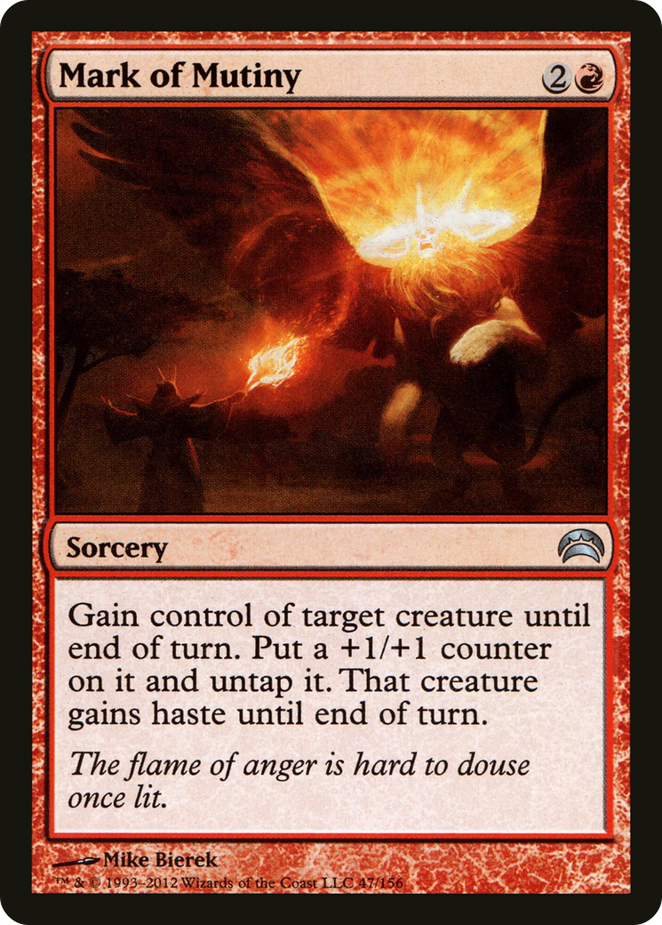 Mark of Mutiny (PC2-047)  Foil - Planechase 2012