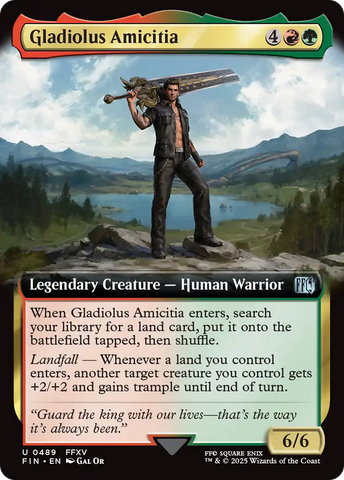 Gladiolus Amicitia (Extended Art) (FIN-489)  Foil - FINAL FANTASY: (Extended Art)