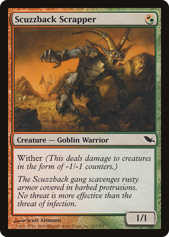 Scuzzback Scrapper (SHM-217)  Foil - Shadowmoor