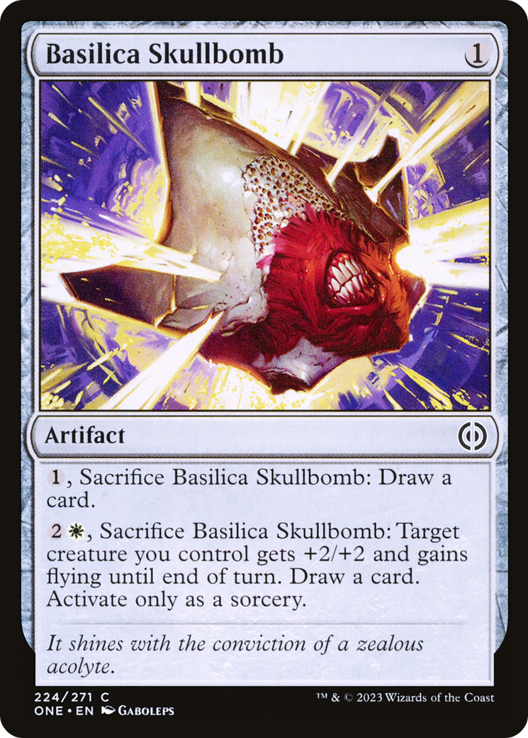 Basilica Skullbomb (ONE-224)  Foil - Phyrexia: All Will Be One