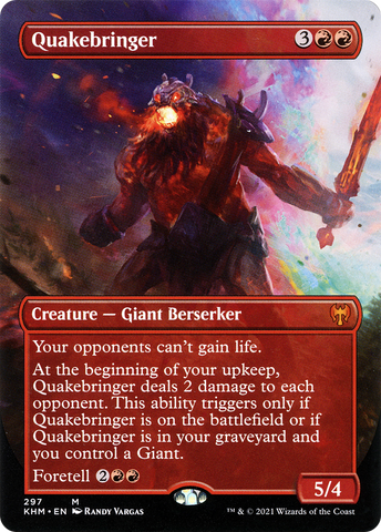Quakebringer (Borderless) (KHM-297) - Kaldheim (Borderless)