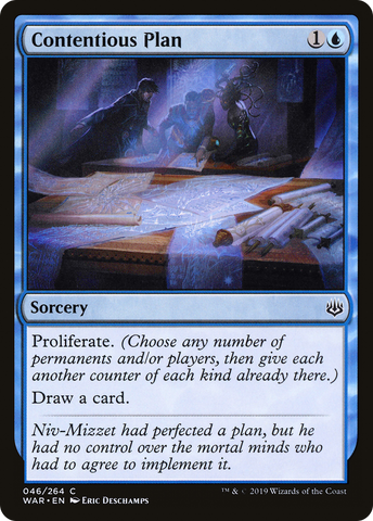 Contentious Plan (WAR-046)  Foil - War of the Spark