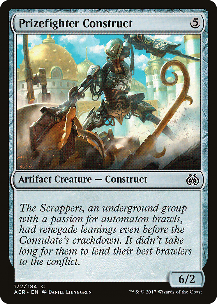 Prizefighter Construct (AER-172)  Foil - Aether Revolt