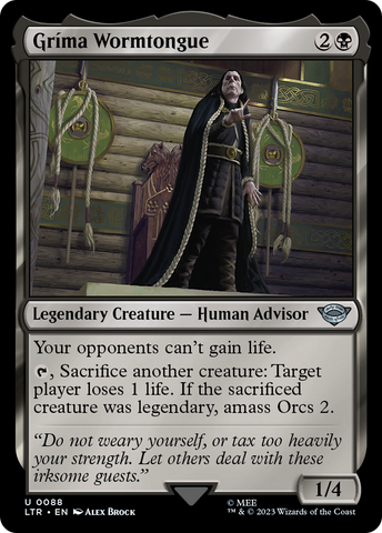Grima Wormtongue (LTR-088)  - The Lord of the Rings: Tales of Middle-earth