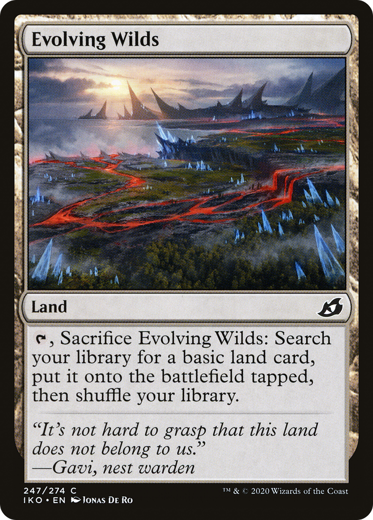 Evolving Wilds (IKO-247)  Foil - Ikoria: Lair of Behemoths