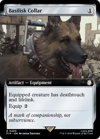 Basilisk Collar (Extended Art) (PIP-480) - Fallout: (Extended Art) Foil