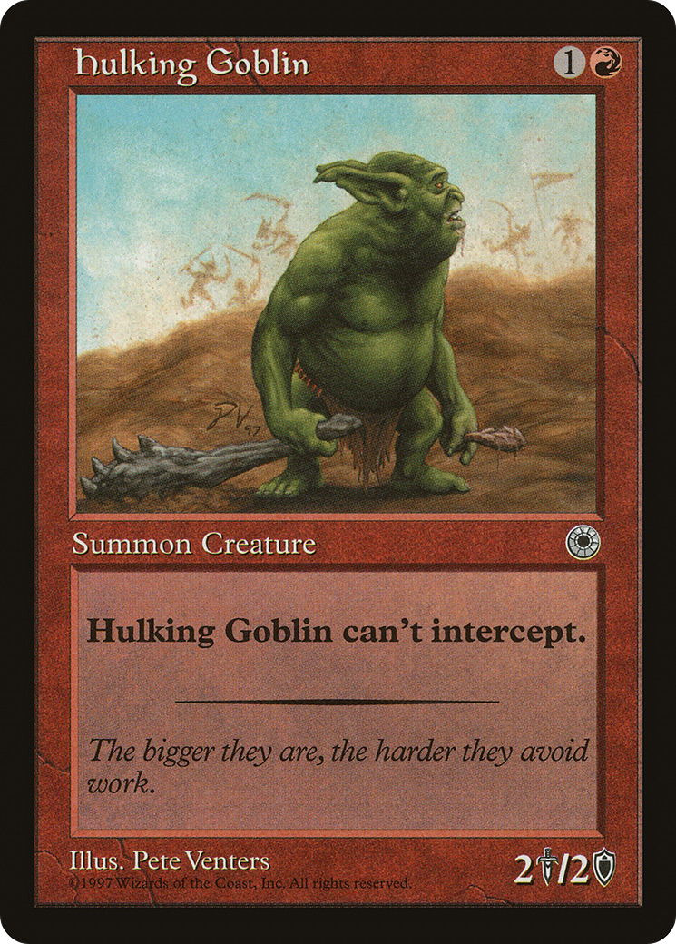 Hulking Goblin (POR-)  - Portal