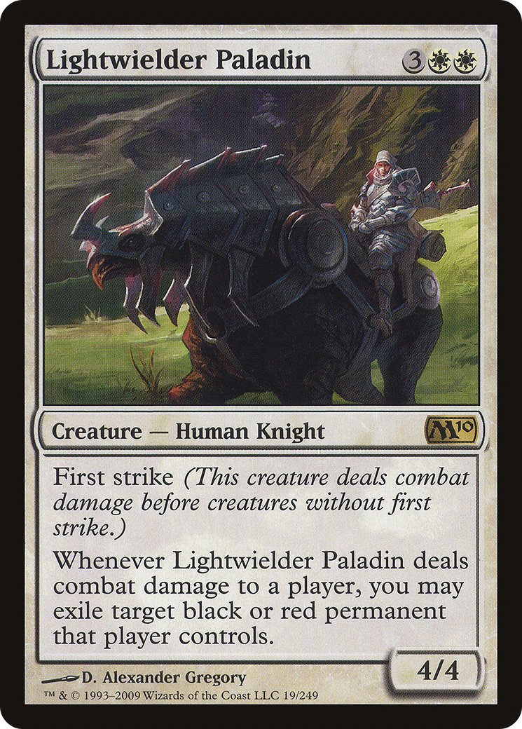 Lightwielder Paladin (M10-019)  Foil - Magic 2010