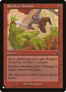 Reckless Abandon (LIST-UDS-94)  - The List