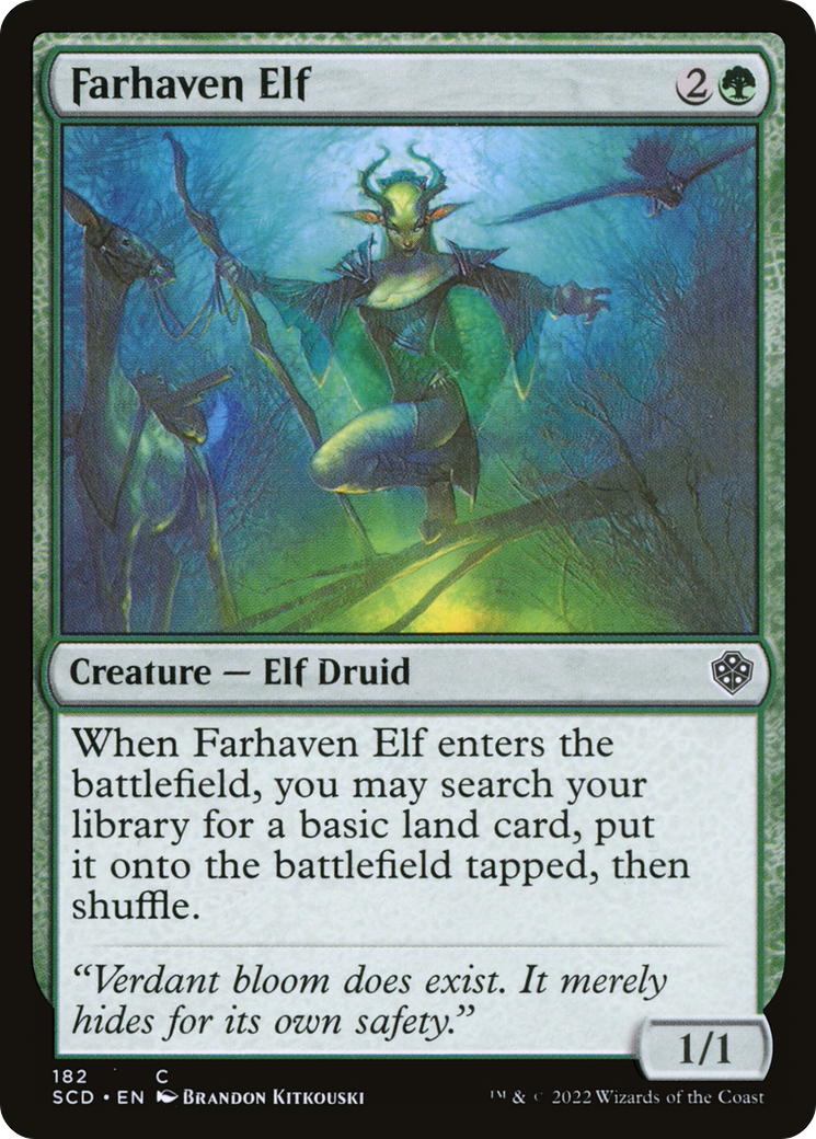 Farhaven Elf (SCD-182)  - Starter Commander Decks