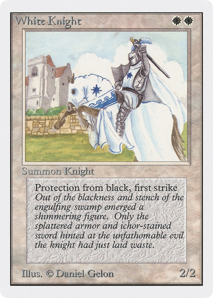White Knight (2ED-)  - Unlimited Edition
