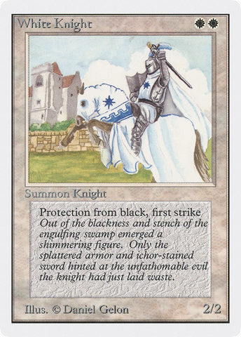 White Knight (2ED-)  - Unlimited Edition