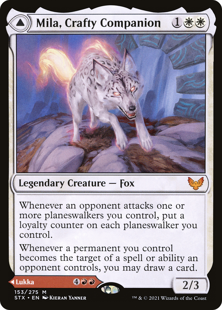 Mila, Crafty Companion (STX-153)  Foil - Strixhaven: School of Mages
