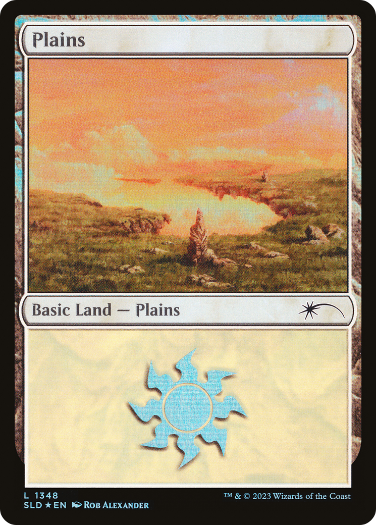 Plains (1348) (SLD-1348)  Foil - Secret Lair Drop