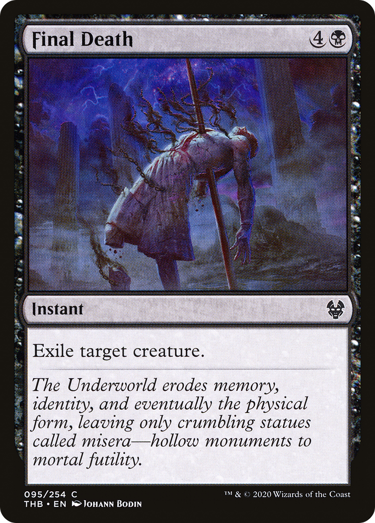 Final Death (THB-095)  Foil - Theros Beyond Death