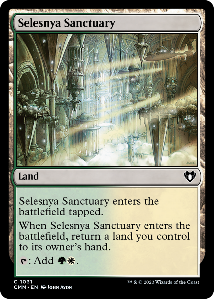 Selesnya Sanctuary (CMM-1031)  - Commander Masters