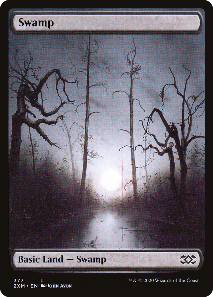 Swamp (377) (2XM-377)  Foil - Double Masters