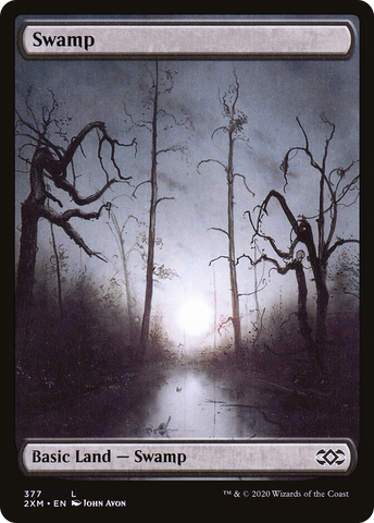 Swamp (377) (2XM-377)  Foil - Double Masters