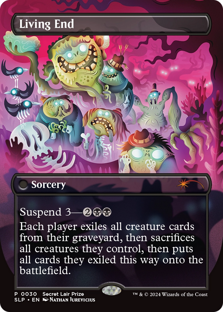 Living End (SLP-030)  Foil - Secret Lair Showdown (Borderless)