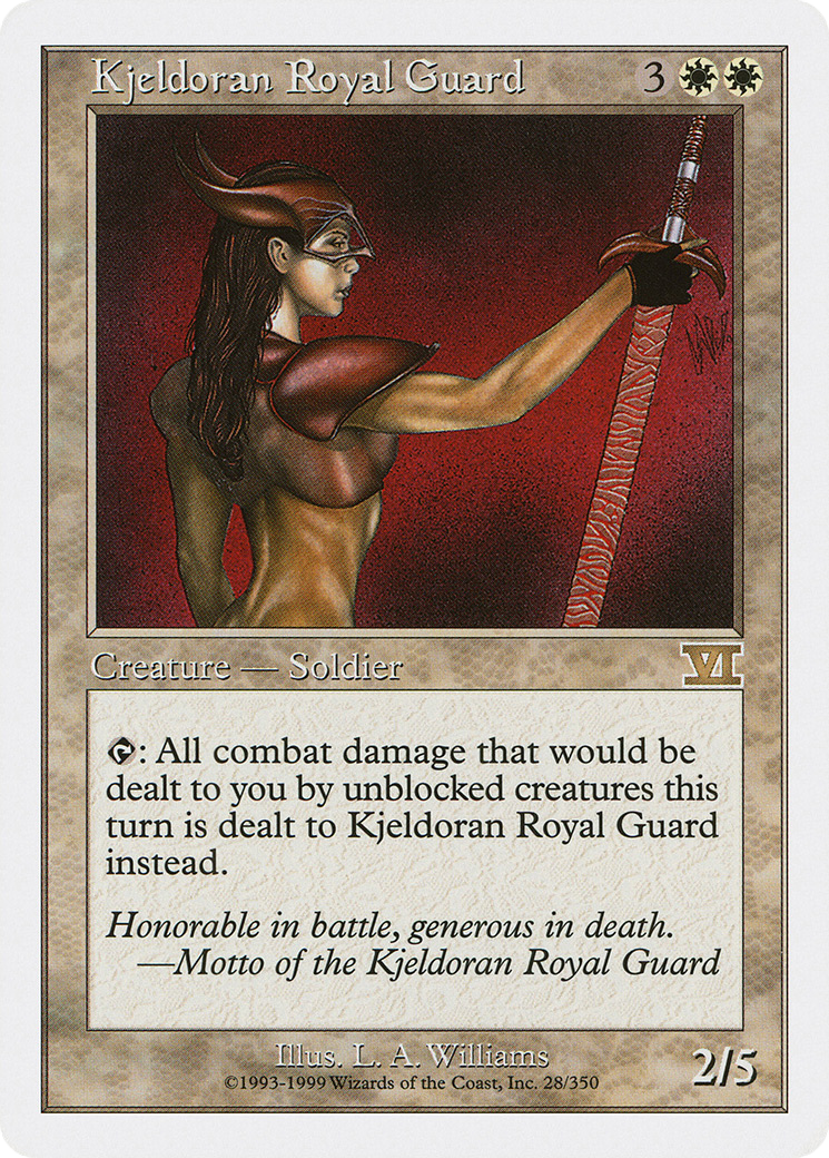 Kjeldoran Royal Guard (6ED-028)  - Classic Sixth Edition