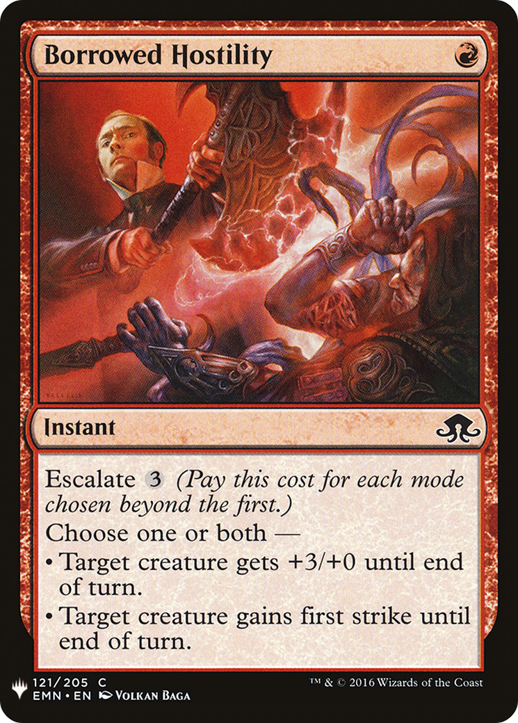 Borrowed Hostility (LIST-EMN-121)  - The List