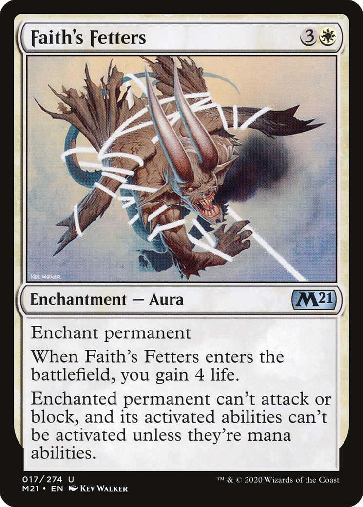 Faith's Fetters (M21-017)  - Core Set 2021