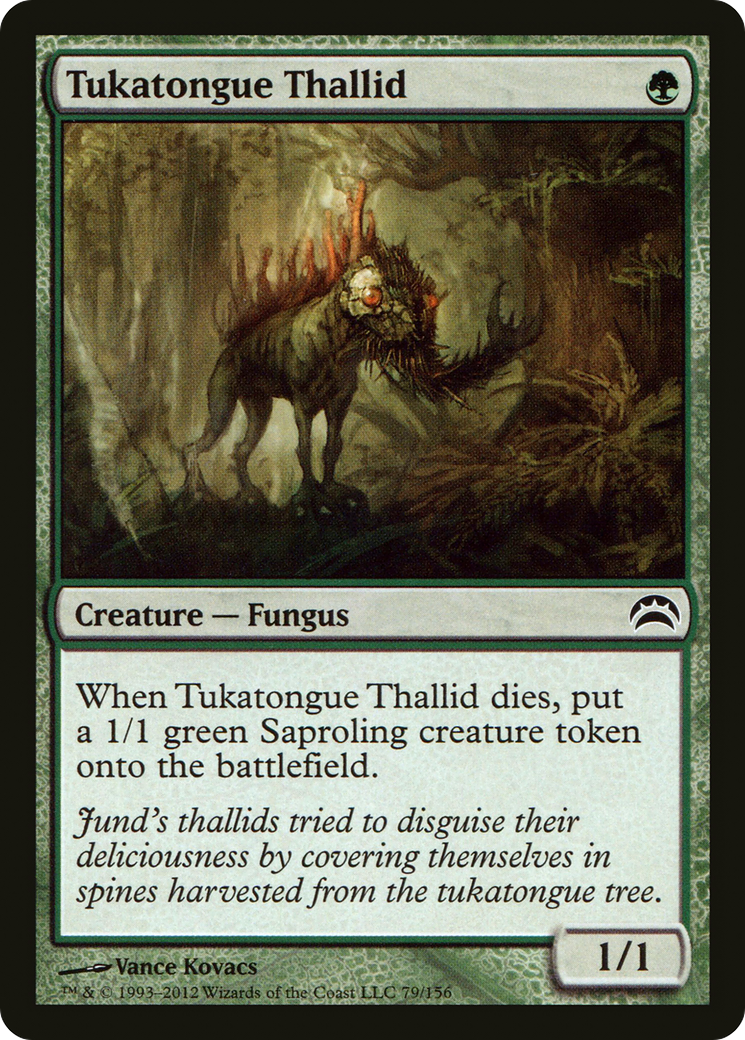 Tukatongue Thallid (PC2-079)  - Planechase 2012