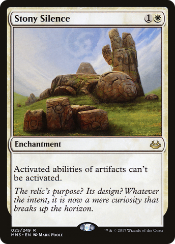 Stony Silence (MM3-025)  Foil - Modern Masters 2017