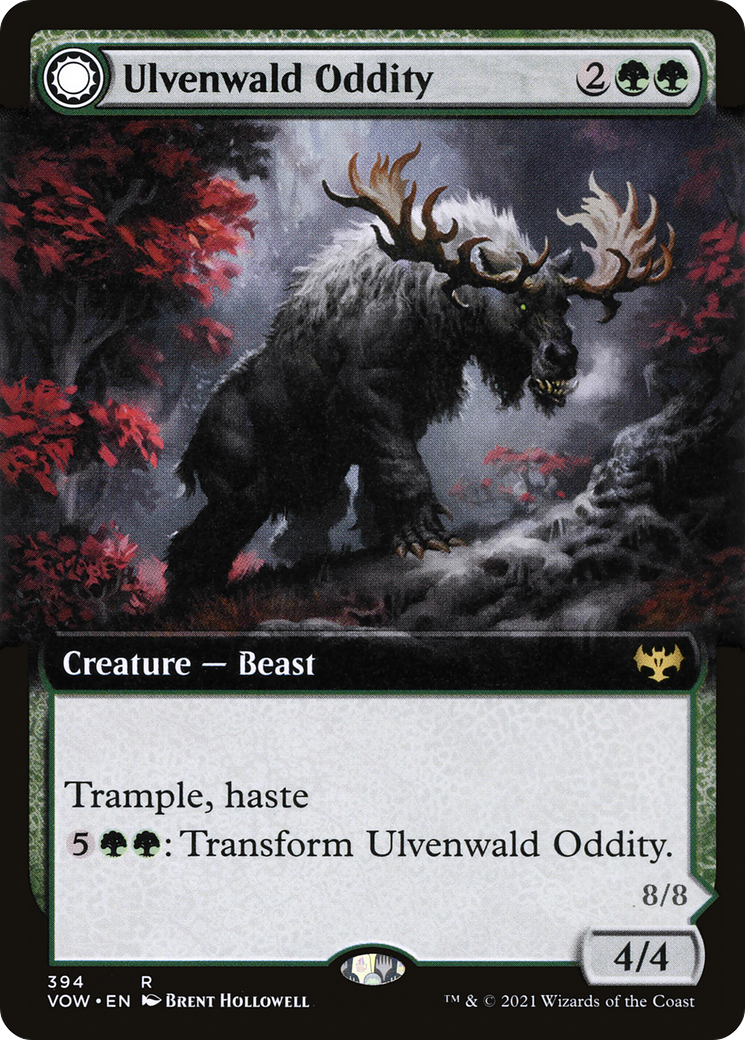 Ulvenwald Oddity (Extended Art) (VOW-394)  - Innistrad: Crimson Vow: (Extended Art, Double Faced Transform)