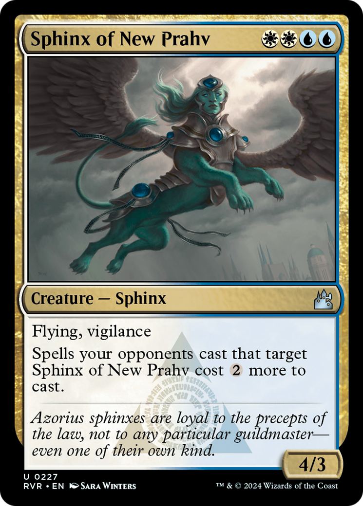 Sphinx of New Prahv (RVR-227)  Foil - Ravnica Remastered