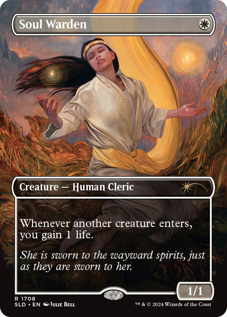 Soul Warden (SLD-1708)  - Secret Lair Drop (Borderless)
