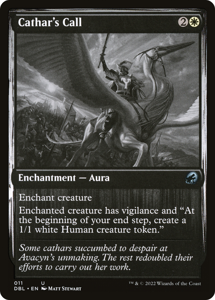 Cathar's Call (DBL-011)  Foil - Innistrad: Double Feature