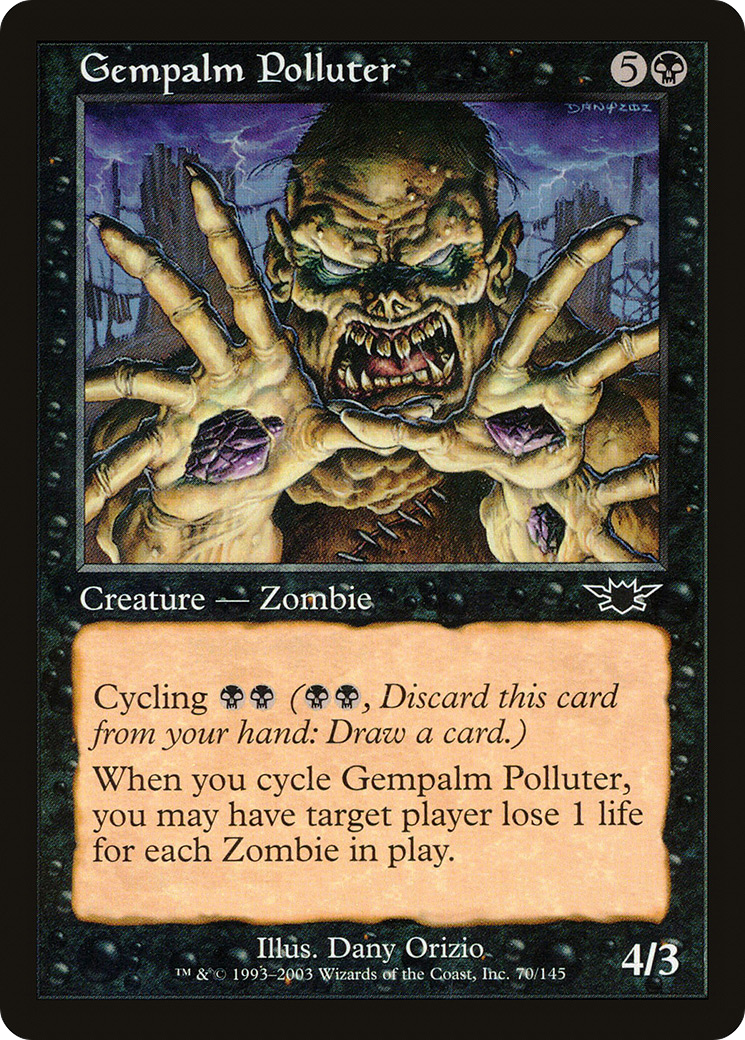 Gempalm Polluter (LGN-070)  Foil - Legions