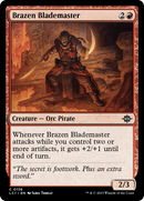 Brazen Blademaster (LCI-136)  Foil - The Lost Caverns of Ixalan