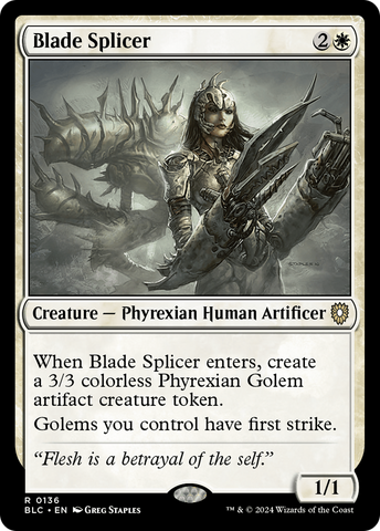 Blade Splicer (BLC-136)  - Bloomburrow Commander